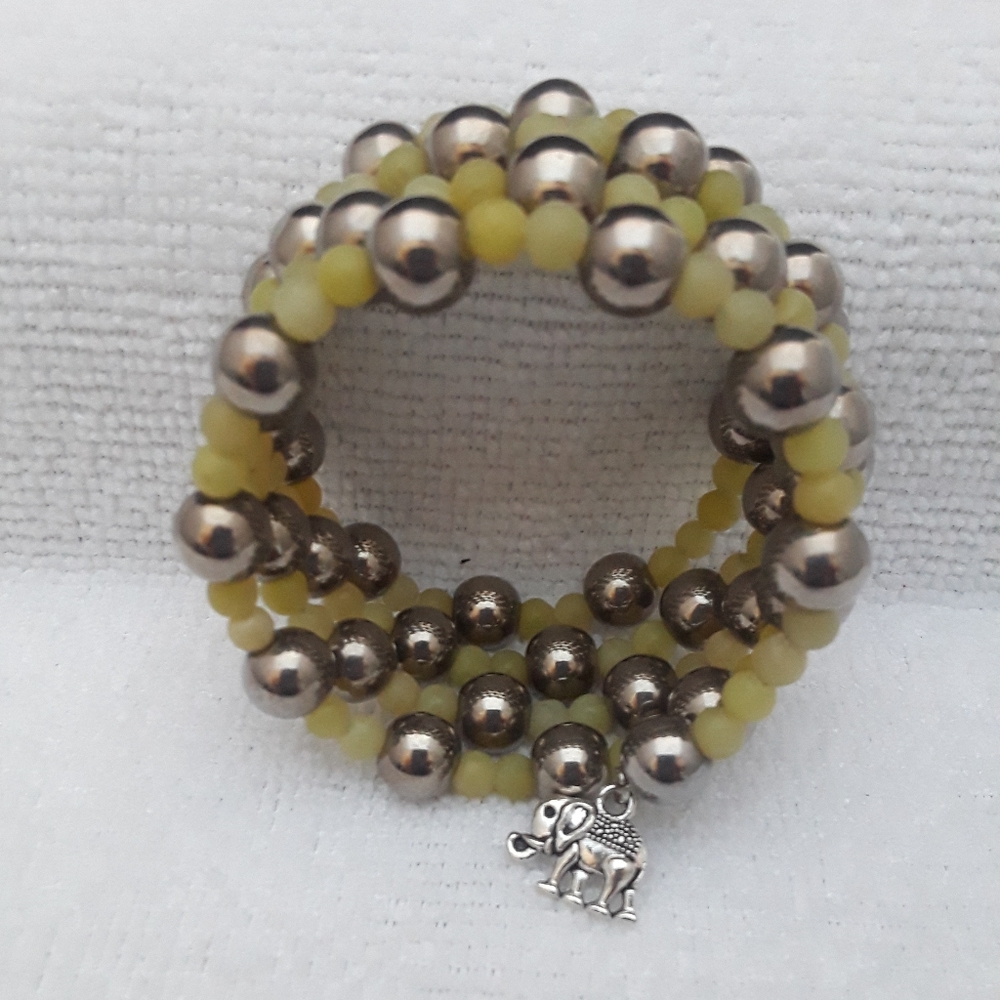 New Jade wrap bracelet